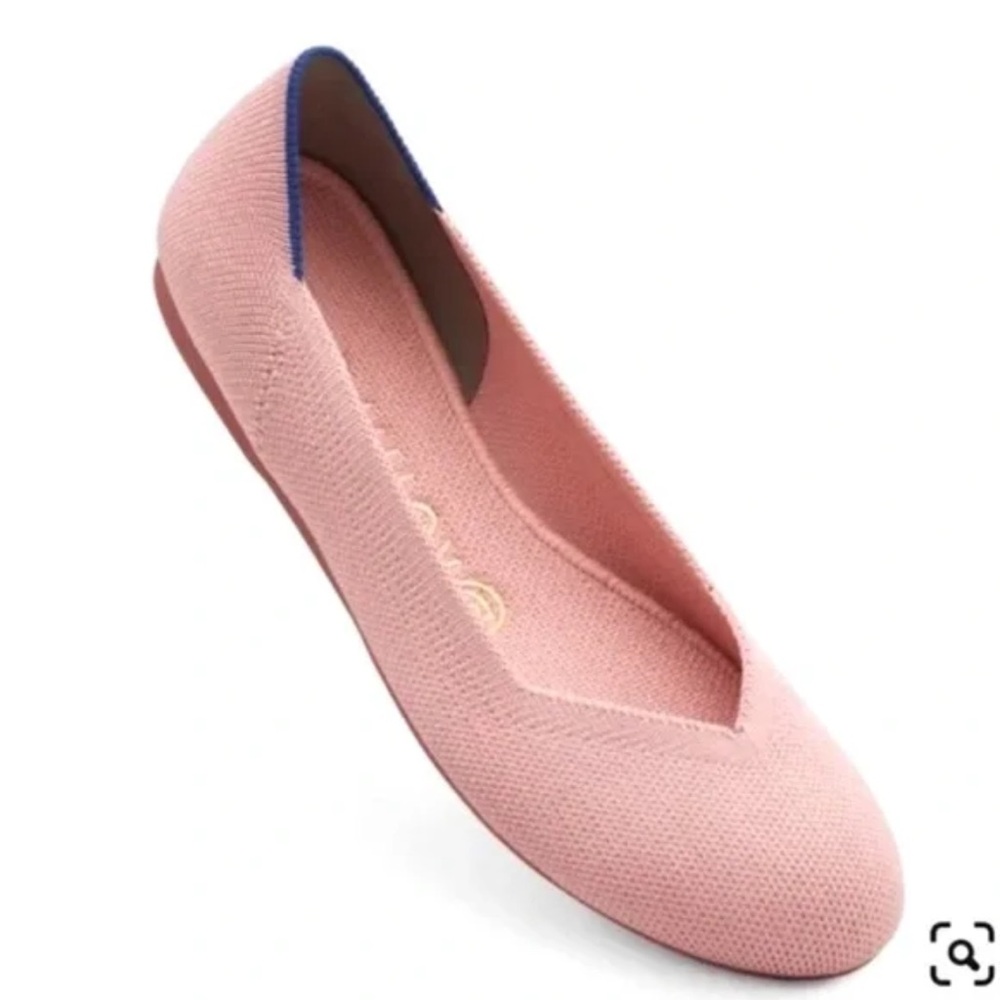 Rothy’s Women’s 8.5 Light Blush Pink Round Toe Ballet Flats Slip On Shoes